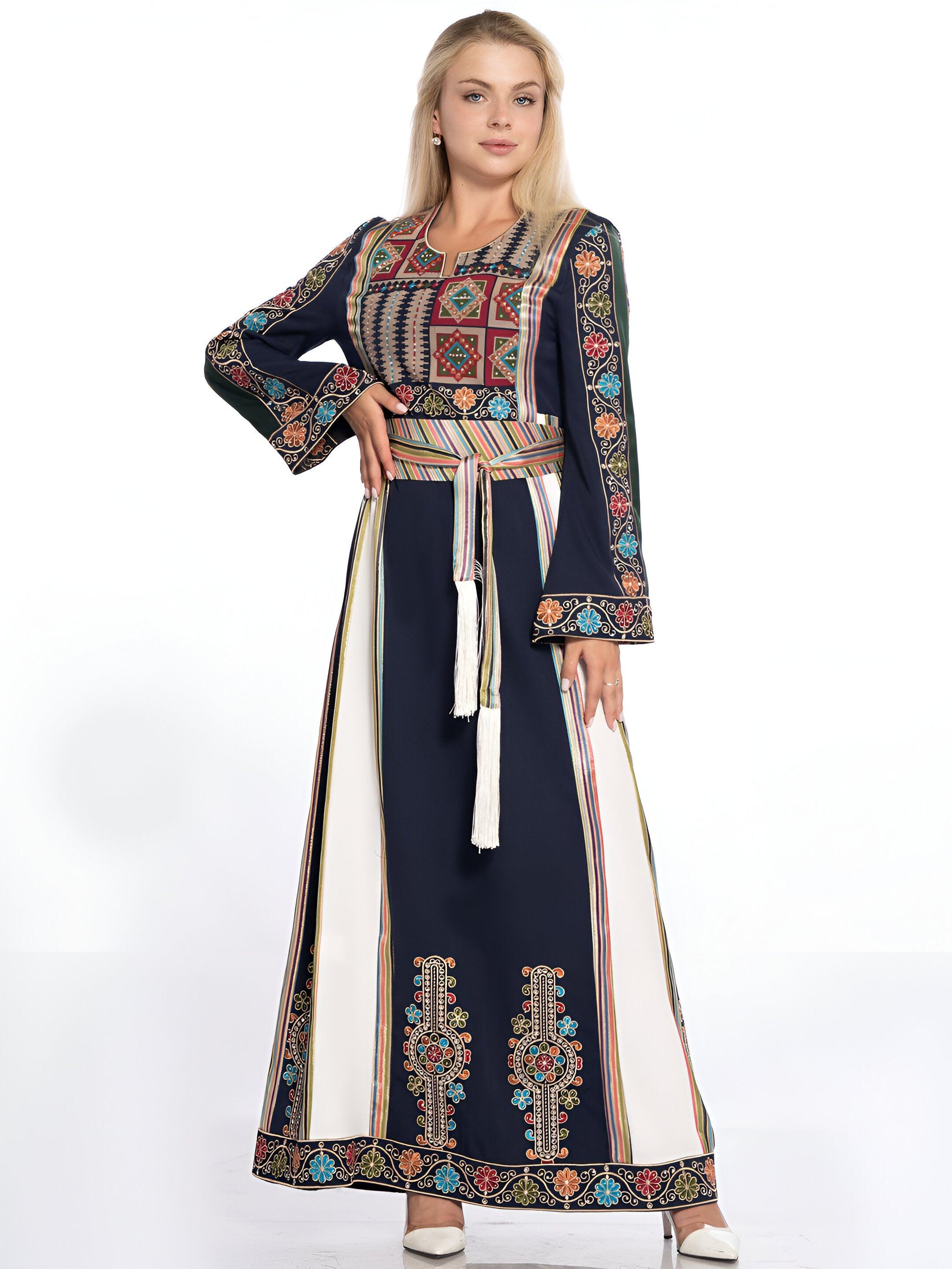 Dunes of Hebron - High Quality Embroidered Palestinian style Thobe