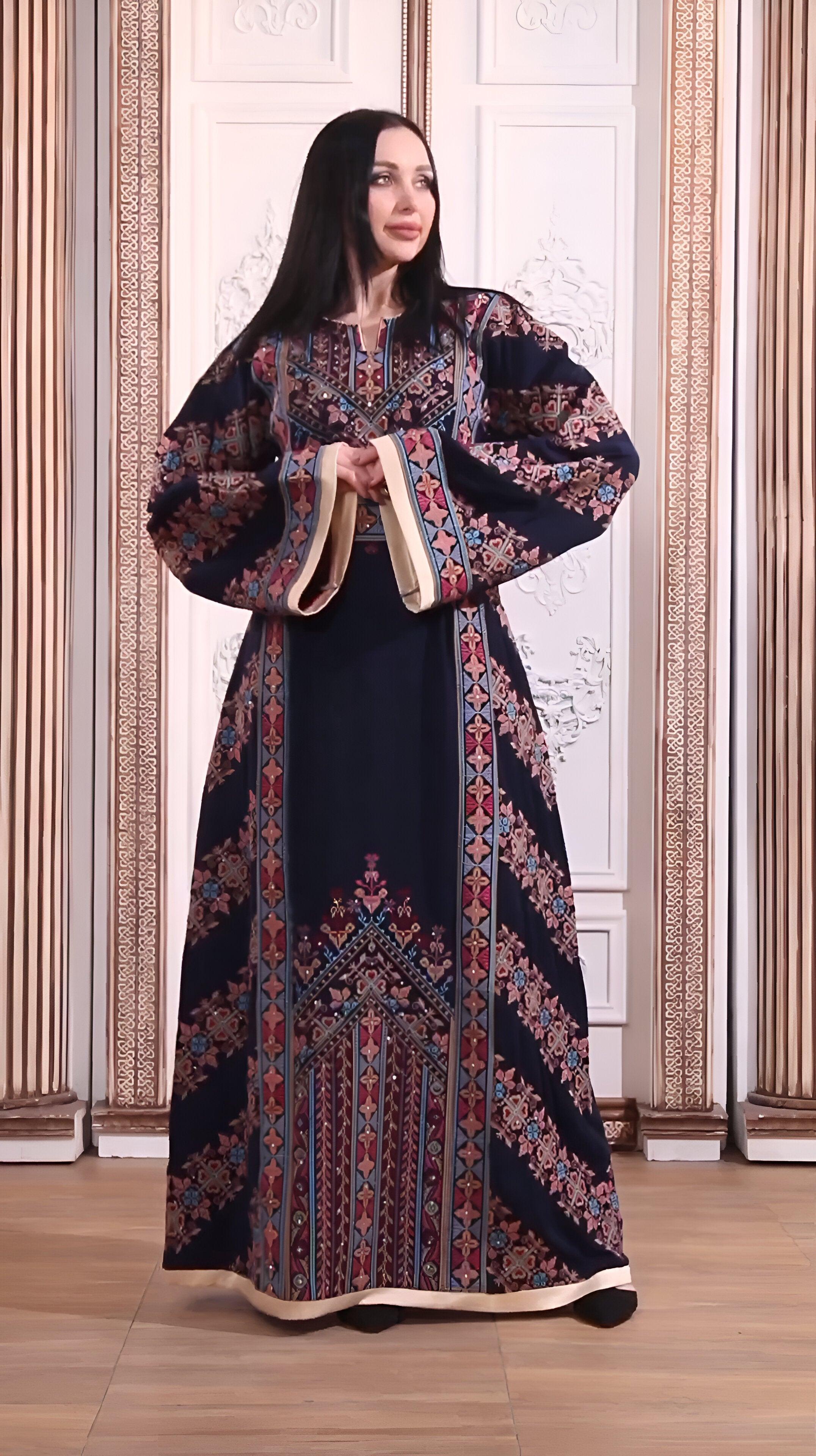 Jerusalem Cypress - High Quality Embroidered Palestinian Thobe
