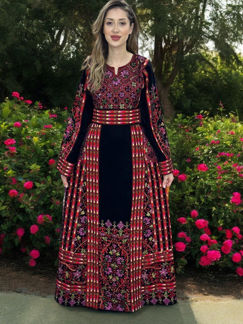 Glow Of Jerusalem Thobe - High Quality Embroidered Palestinian Thobe main image 1