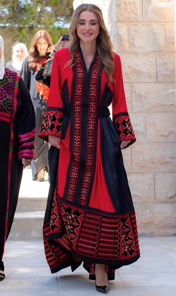 Queen Rania Wear The Heritage behind Queen Rania's Dress – JPK Traditions