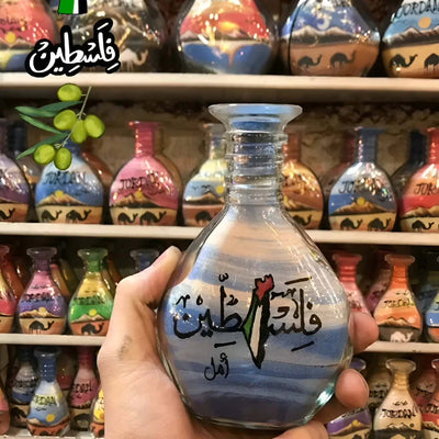 Sand Bottles Art
