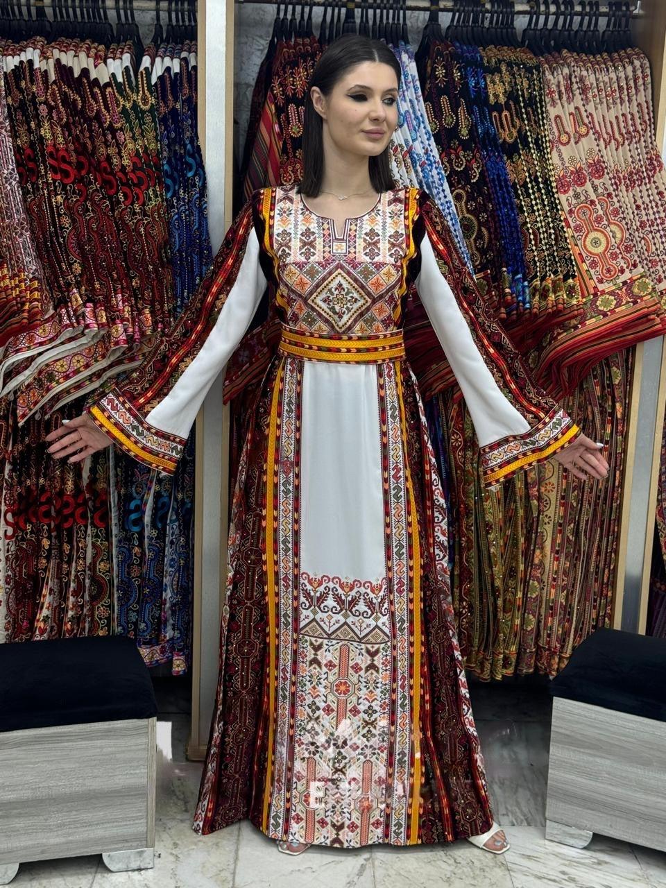 Grace Of Nablus - High Quality Embroidered Palestinian style Thobe