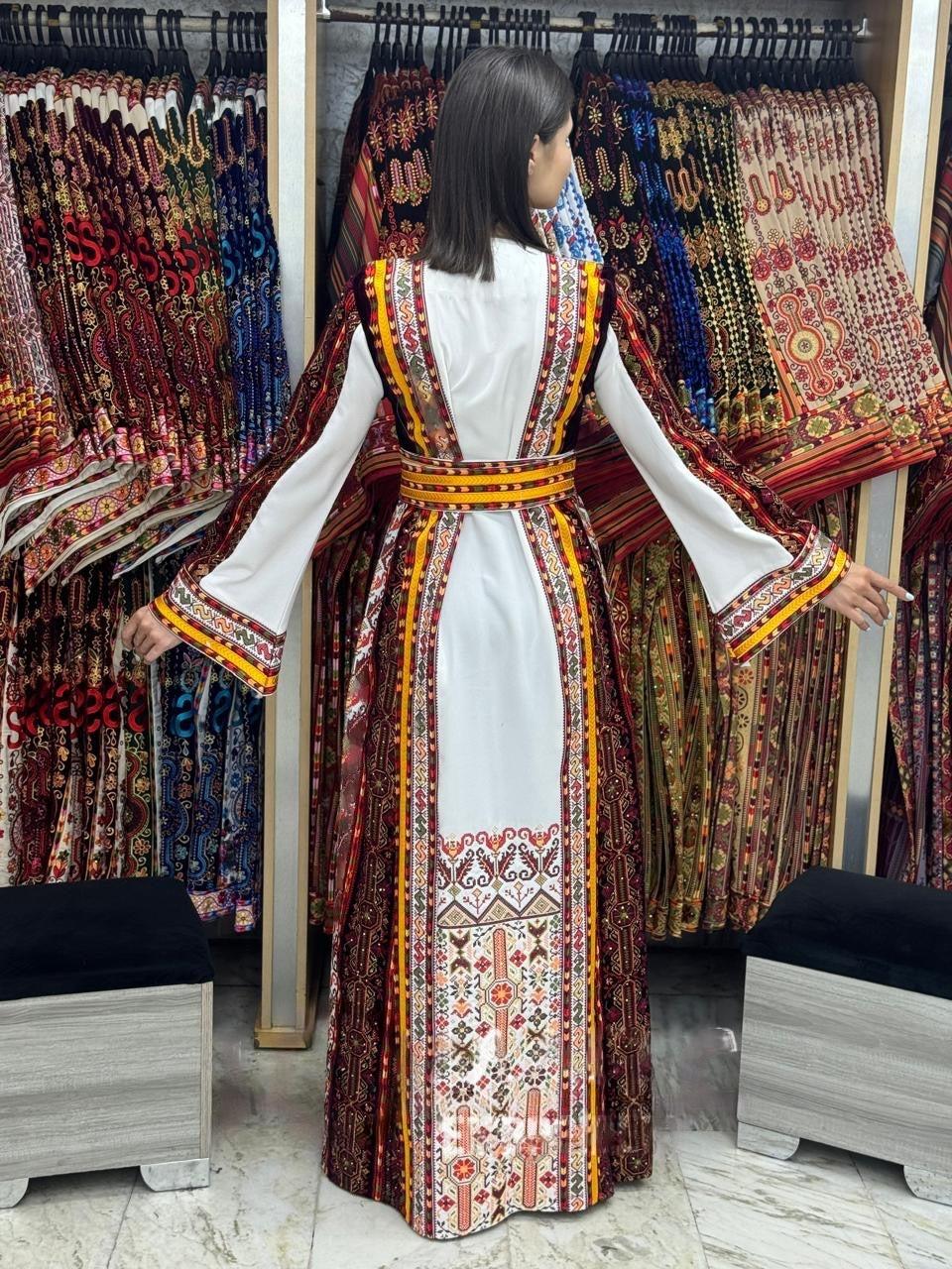 Grace Of Nablus - High Quality Embroidered Palestinian style Thobe