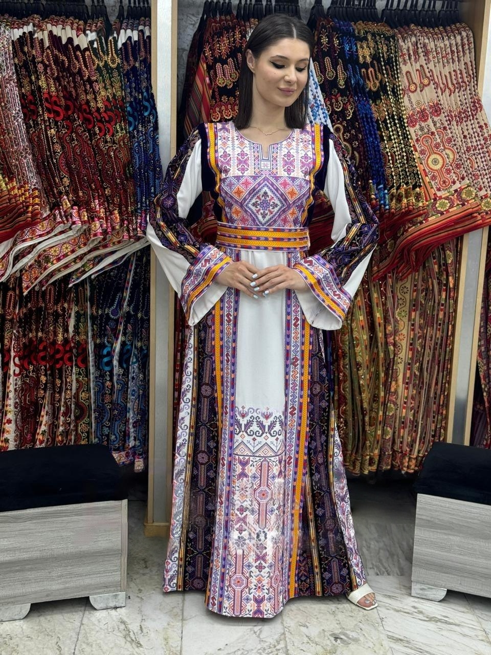 Grace Of Nablus - High Quality Embroidered Palestinian style Thobe