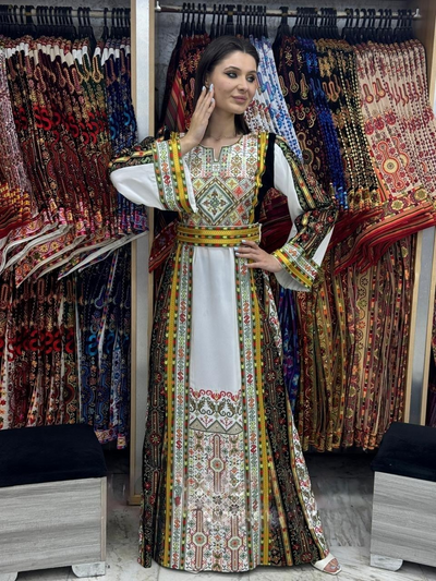 Grace Of Nablus - High Quality Embroidered Palestinian style Thobe