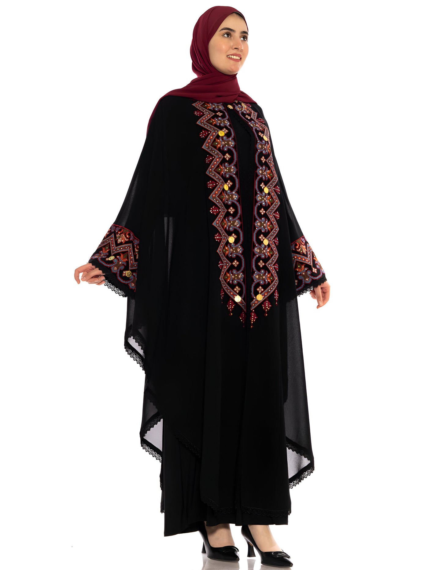 Jerusalem Abaya- High Quality Palestinian style Abaya