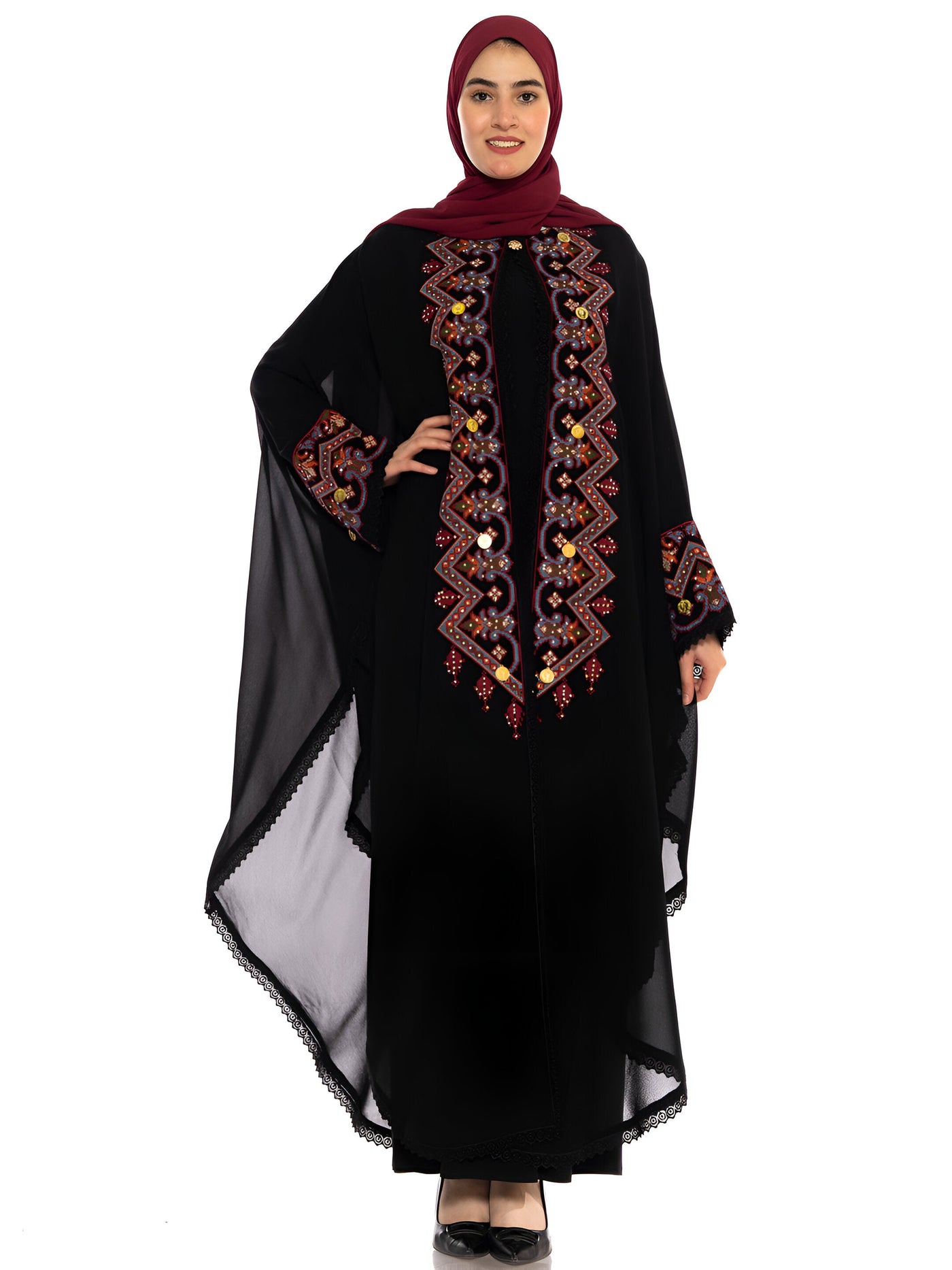 Jerusalem Abaya- High Quality Palestinian style Abaya