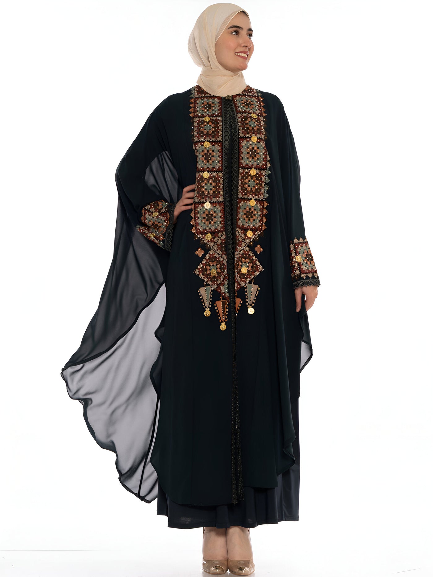 Jerusalem Abaya- High Quality Palestinian style Abaya