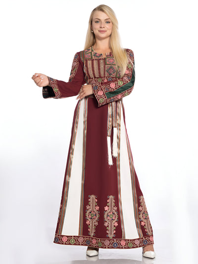 Hebron Wonder - High Quality Embroidered Palestinian style Thobe