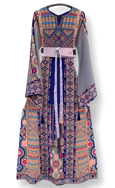Elite Thobe - Very High Quality Traditional Embroidered Embroidered Palestinian Thobe