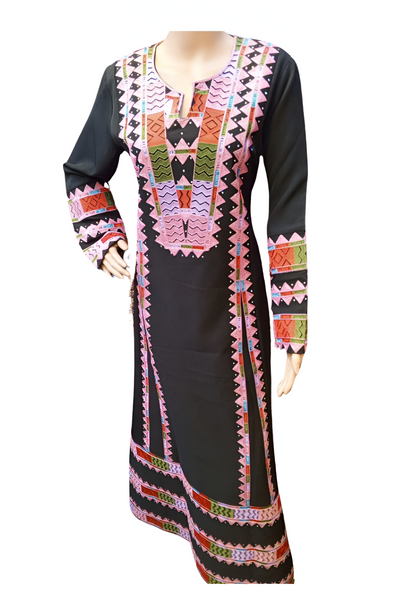 Queen Rania 2- Embroidered  Palestinian Jordanian style Thobe