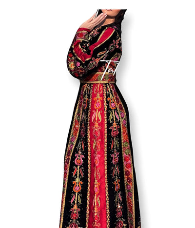 Palestinian Beauty/جمال فلسطيني - Very High Quality Traditional Embroidered Palestinian Thobe - JPK Traditions