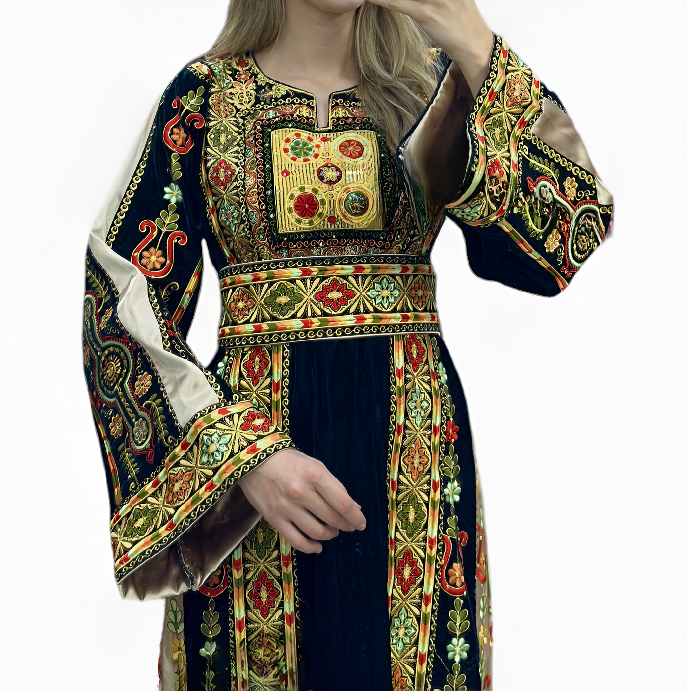 Palestinian Beauty/جمال فلسطيني - Very High Quality Traditional Embroidered Palestinian Thobe