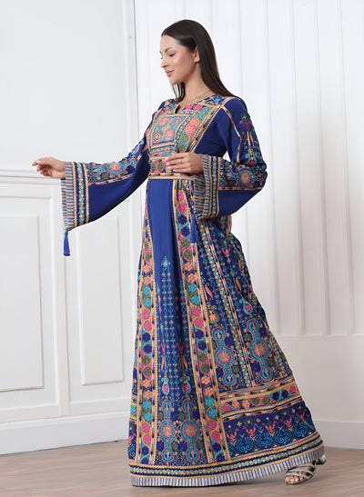Majestic Thobe - Very High Quality Embroidered Palestinian style Thobe