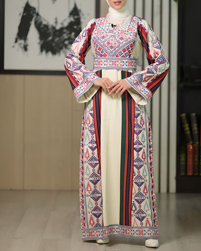 Embroidered Wonder - Palestinian style Thobe