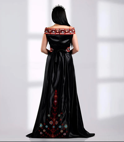 Queen Of Elegance - Palestinian style embroidered Dress for women - JPK Traditions