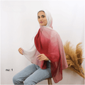 Chiffon Hijab With Cap3 - Hijab Package of 5 (pick Any 5 Colors)
