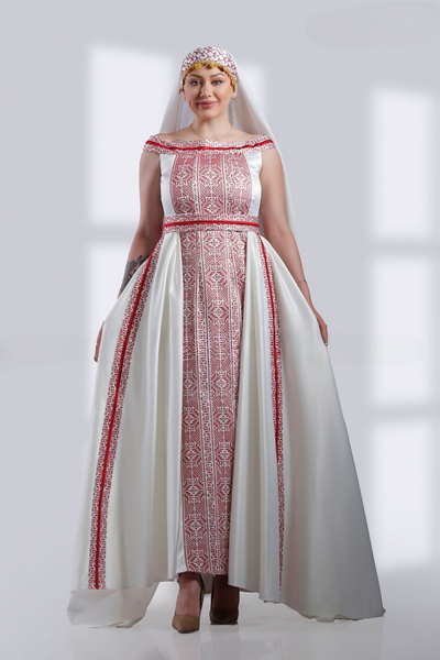 Beit Jala Dress - Embroidered  Palestinian style Dress