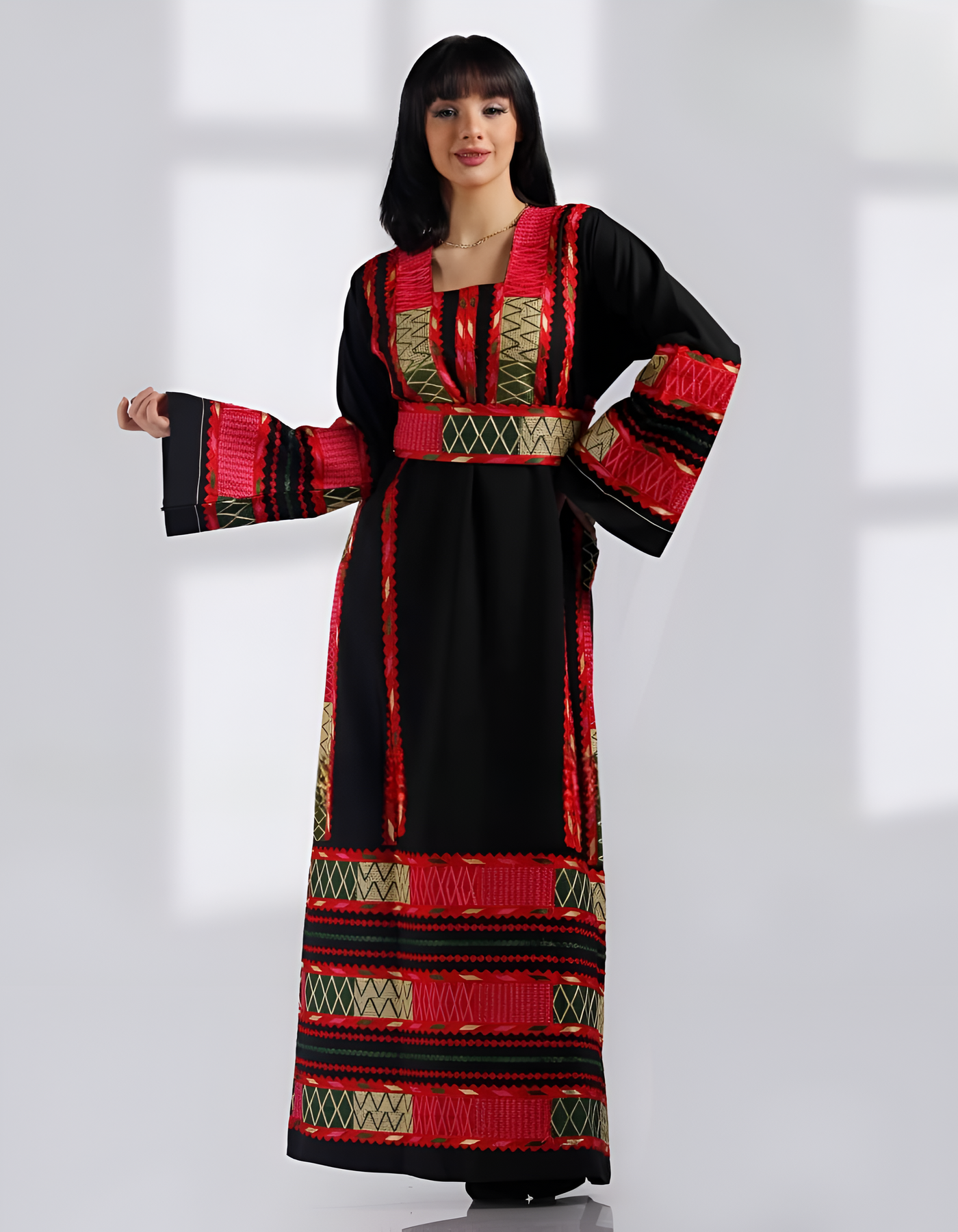 Silwan سلوان Nostalgia - Embroidered Palestinian style Thobe