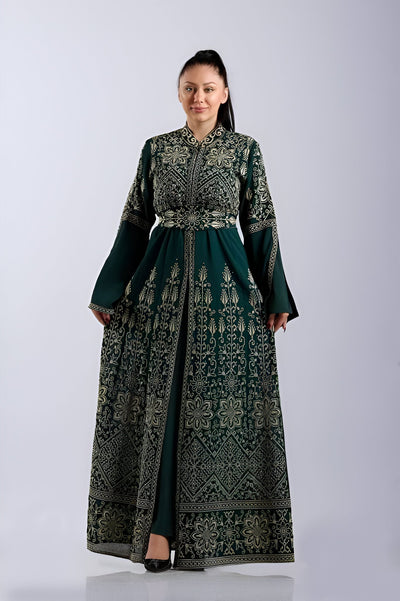 Akka's Angel - Embroidered Palestinian style Thobe/Kaftan