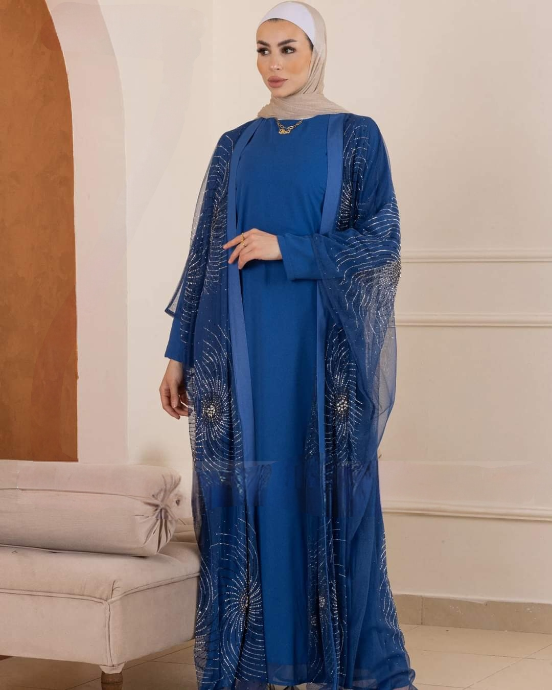 Blue Elegance - Modern Hijab Wear