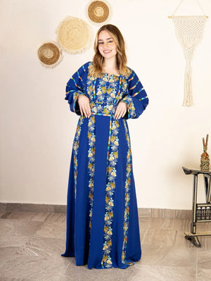Grace Of Tulkarem - High Quality Embroidered Palestinian style Thobe - JPK Traditions