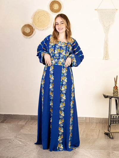 Grace Of Tulkarem - High Quality Embroidered Palestinian style Thobe - JPK Traditions