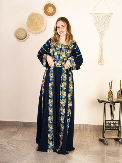 Grace Of Tulkarem - High Quality Embroidered Palestinian style Thobe - JPK Traditions