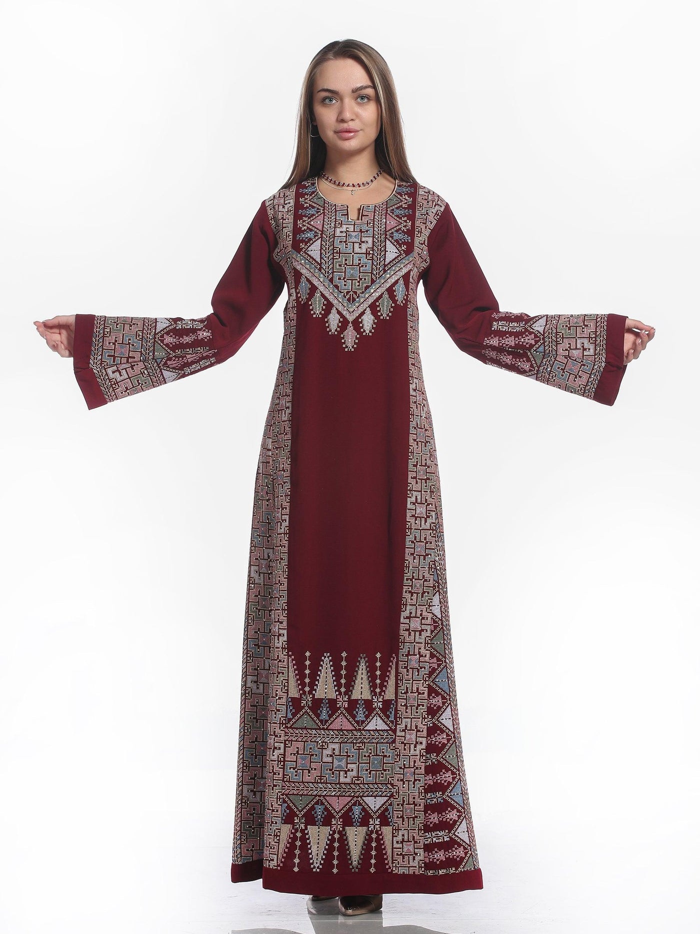 Embroidered thobe of Hebron -  Traditional Palestinian Thobe - JPK Traditions