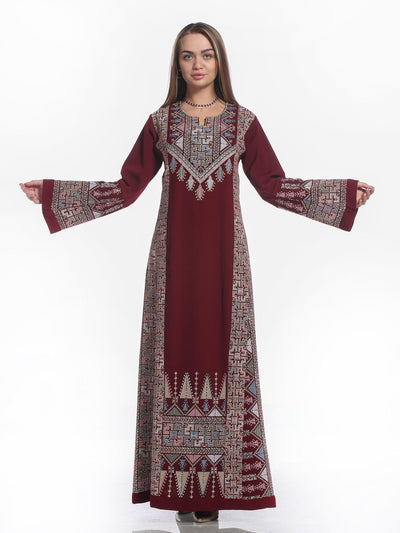 Embroidered thobe of Hebron -  Traditional Palestinian Thobe - JPK Traditions