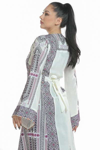 Thobe of Acre -  Embroidered Palestinian Thobe - JPK Traditions