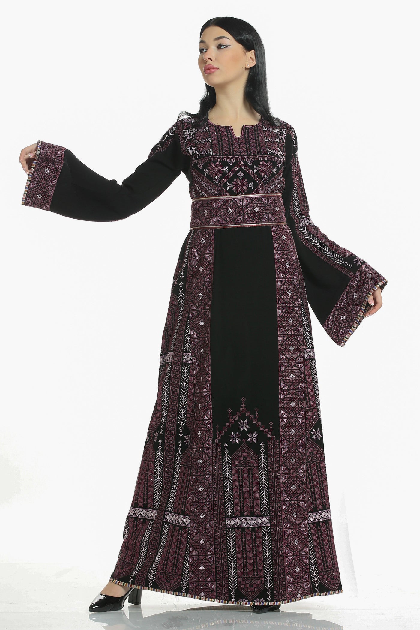 Thobe of Acre -  Embroidered Palestinian Thobe - JPK Traditions