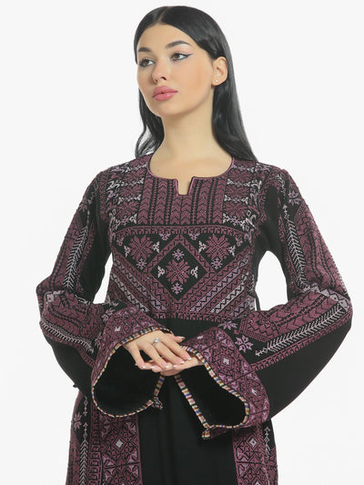 Thobe of Acre -  Embroidered Palestinian Thobe - JPK Traditions