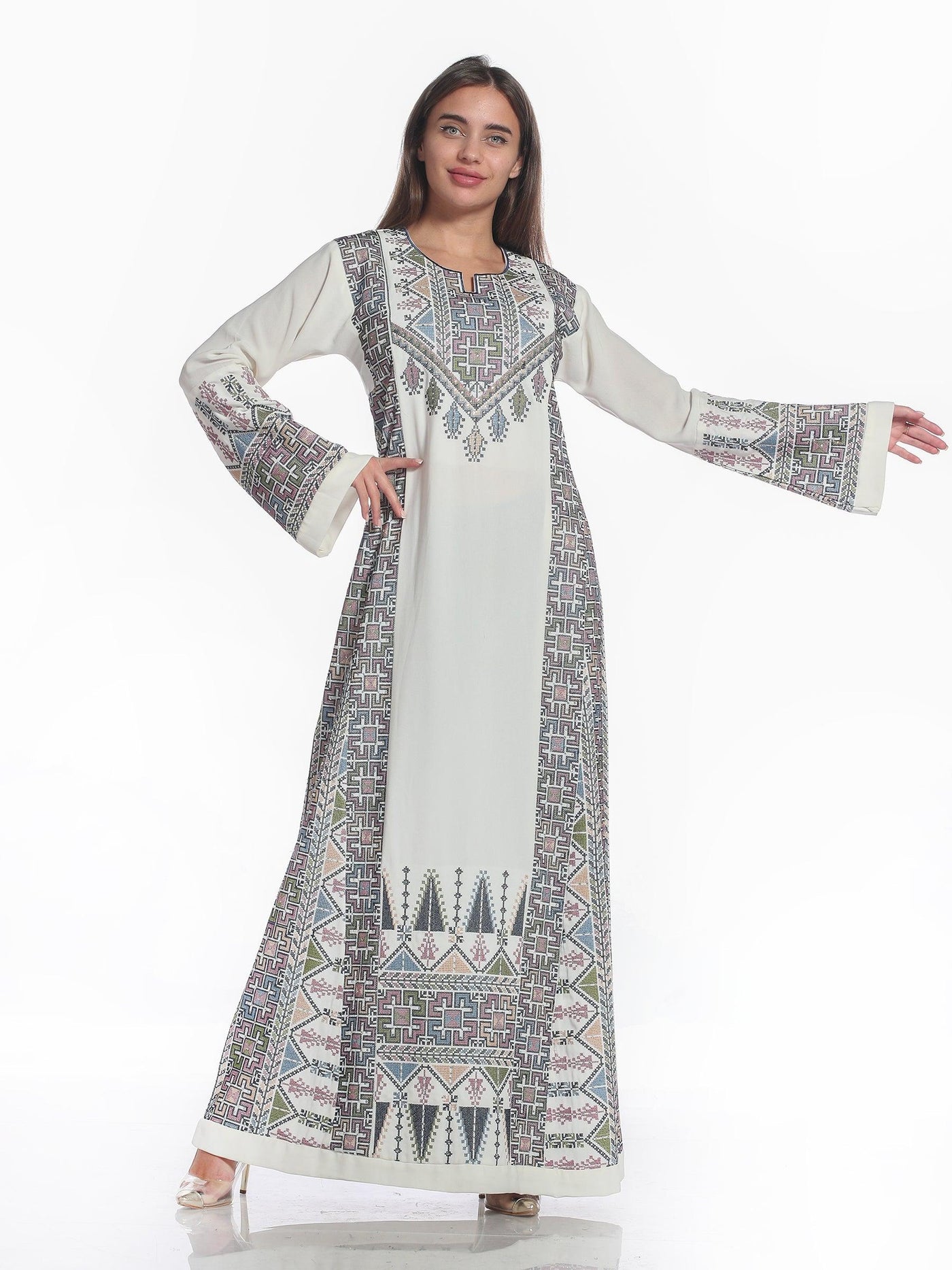 Embroidered thobe of Hebron -  Traditional Palestinian Thobe - JPK Traditions