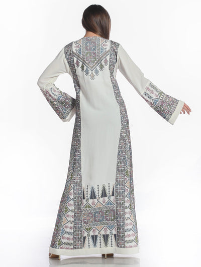 Embroidered thobe of Hebron -  Traditional Palestinian Thobe - JPK Traditions