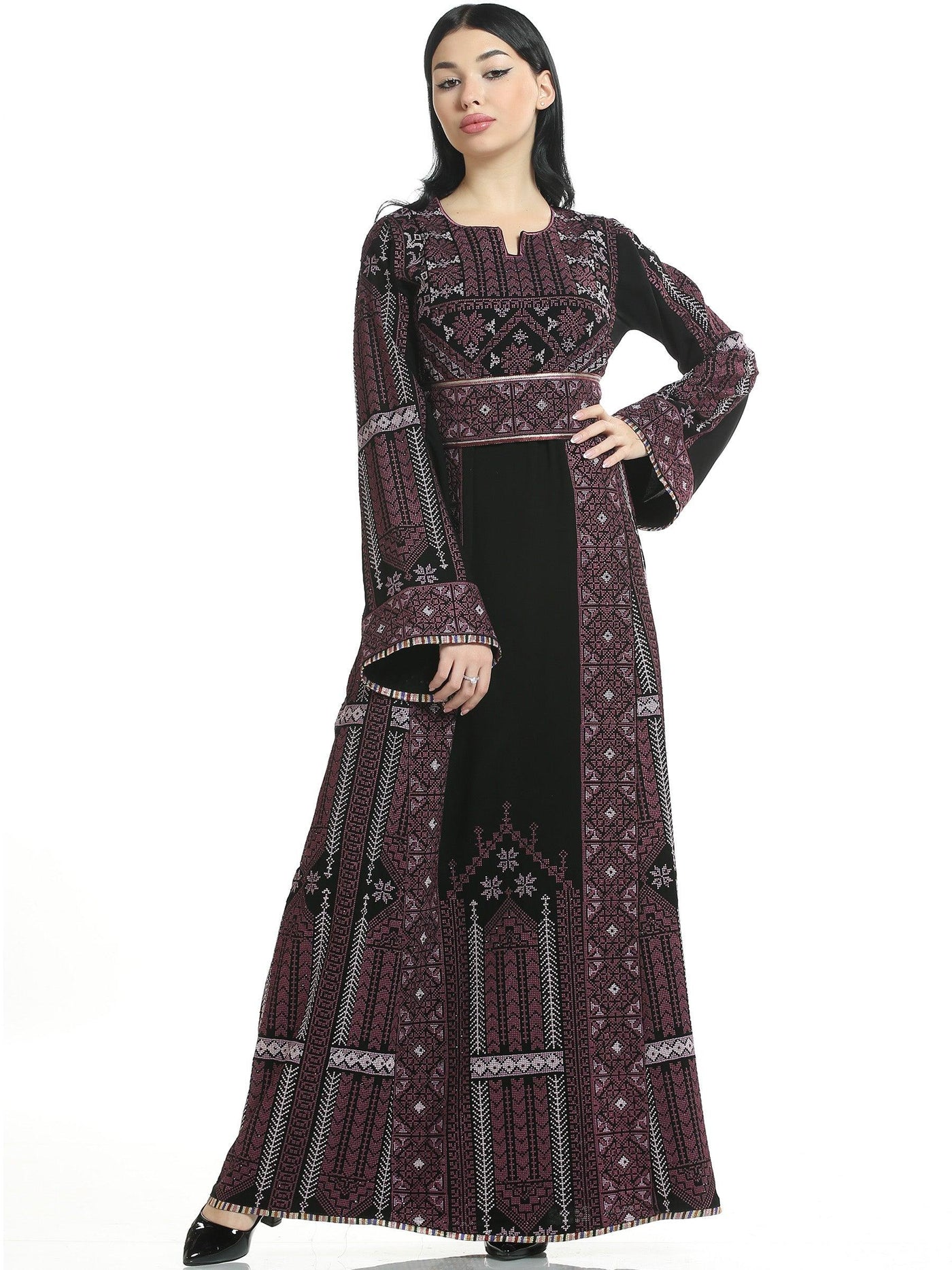 Thobe of Acre -  Embroidered Palestinian Thobe - JPK Traditions