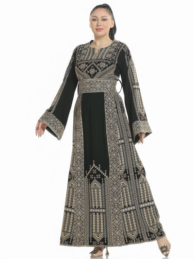Thobe of Acre -  Embroidered Palestinian Thobe - JPK Traditions