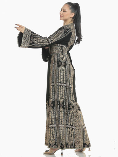 Thobe of Acre -  Embroidered Palestinian Thobe - JPK Traditions