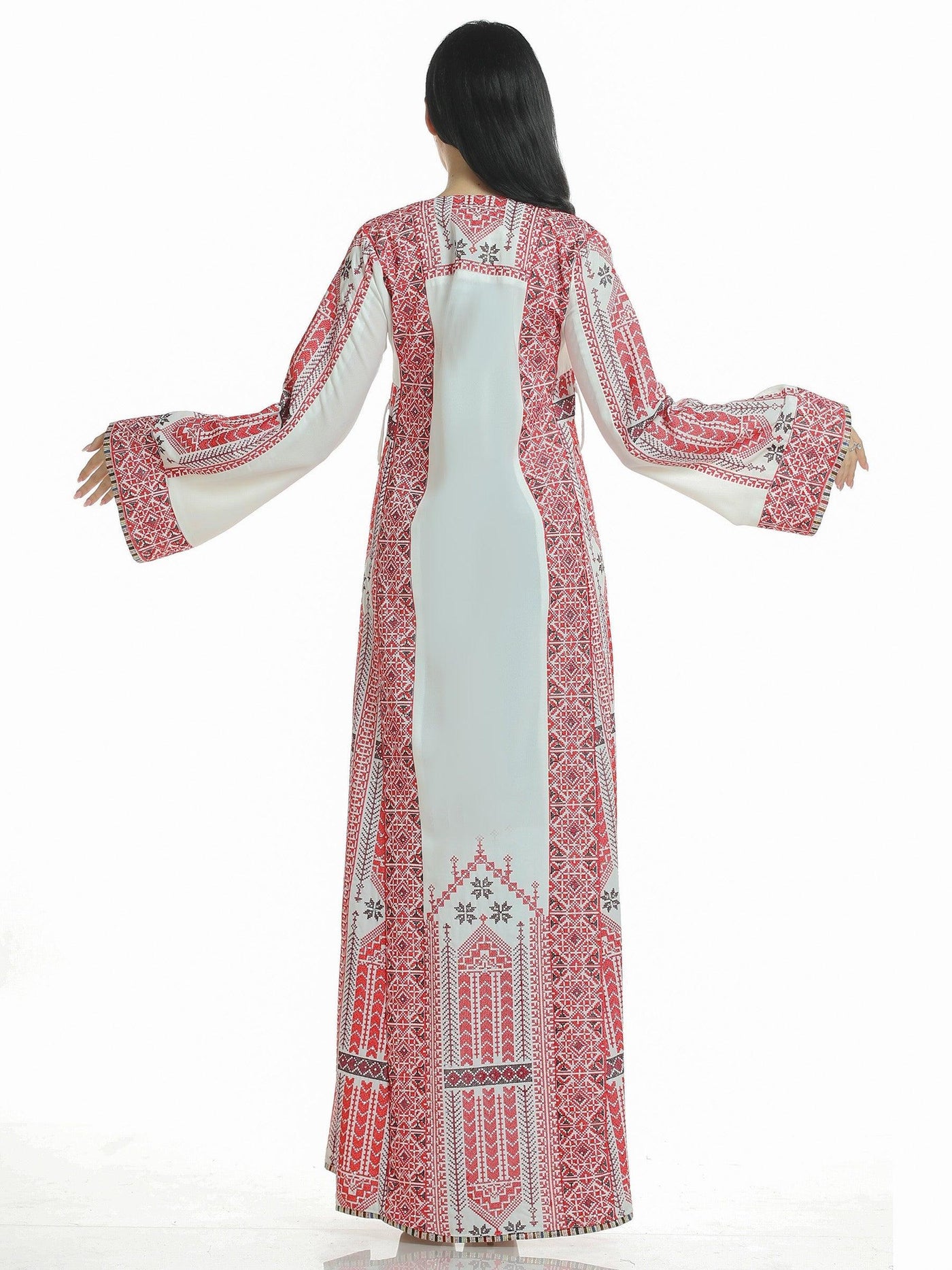 Thobe of Acre -  Embroidered Palestinian Thobe - JPK Traditions