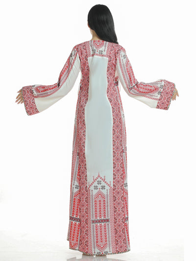 Thobe of Acre -  Embroidered Palestinian Thobe - JPK Traditions