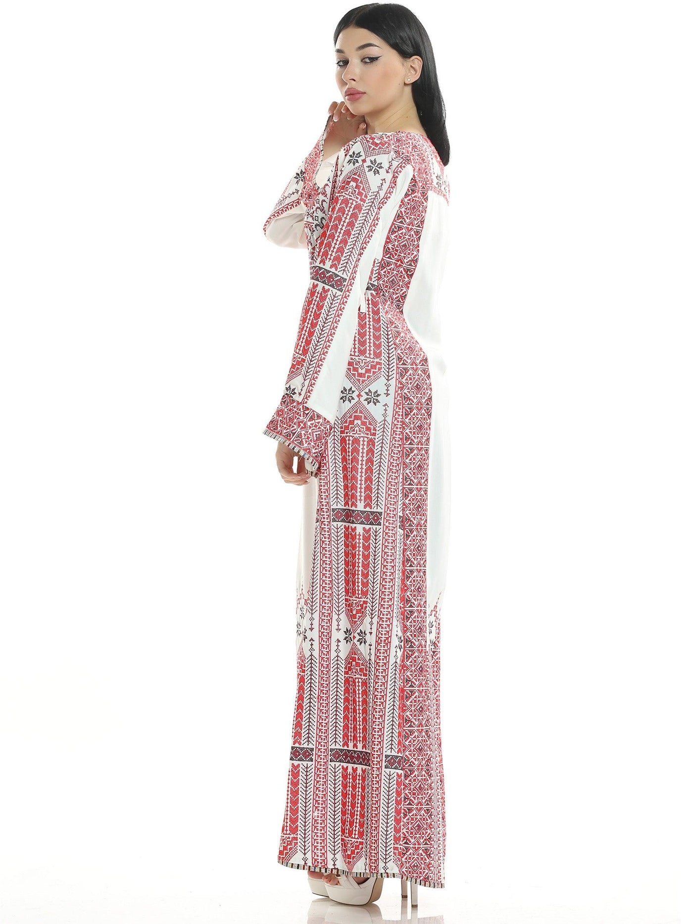 Thobe of Acre -  Embroidered Palestinian Thobe - JPK Traditions