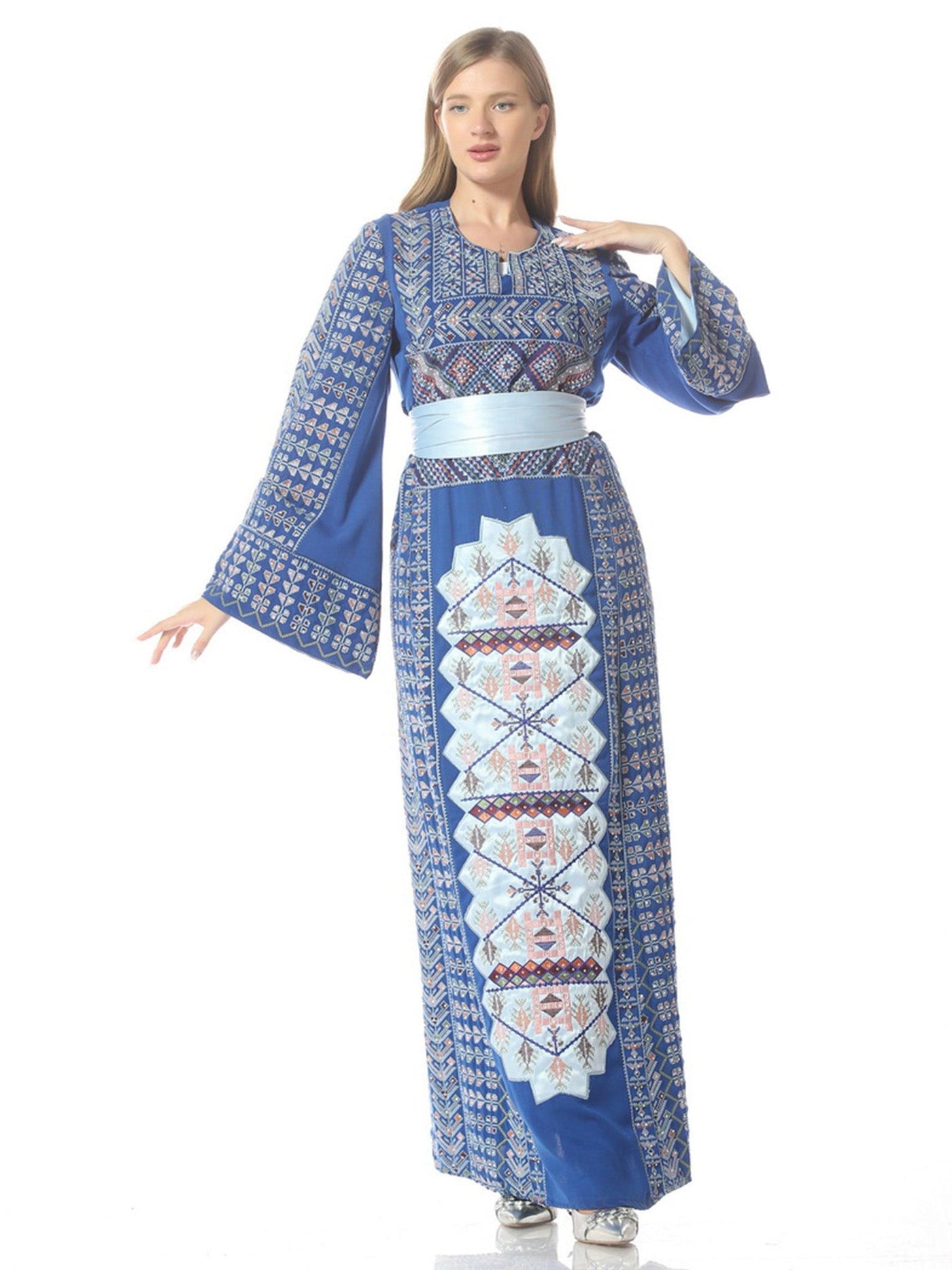 Thobe of Jala-  Embroidered Palestinian Thobe - JPK Traditions