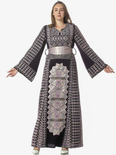 Thobe of Jala-  Embroidered Palestinian Thobe - JPK Traditions