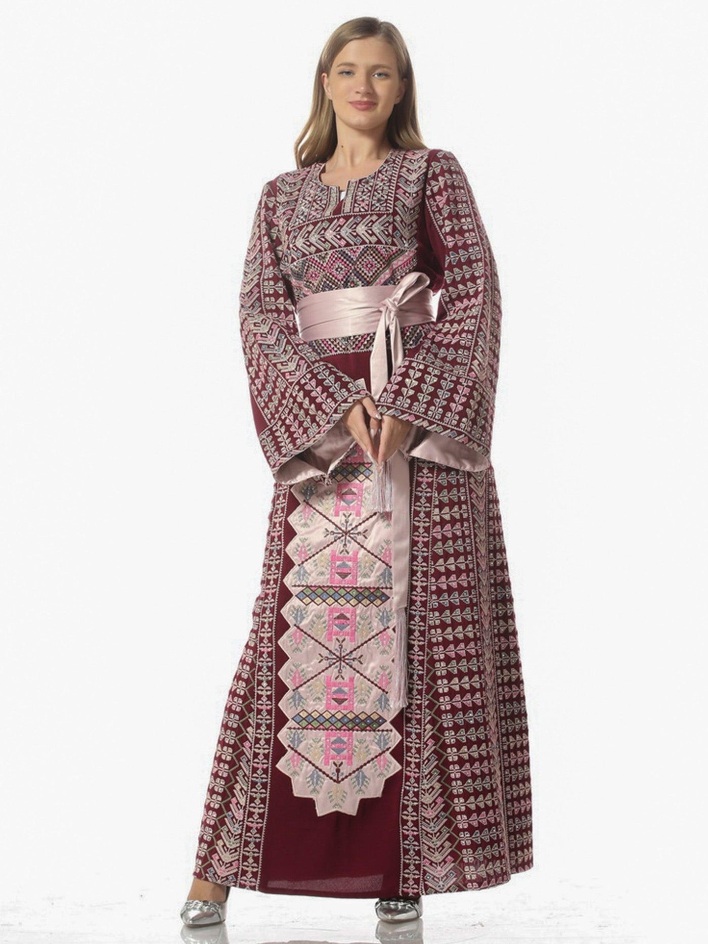 Thobe of Jala-  Embroidered Palestinian Thobe - JPK Traditions