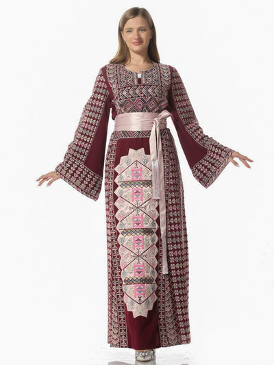 Thobe of Jala-  Embroidered Palestinian Thobe - JPK Traditions