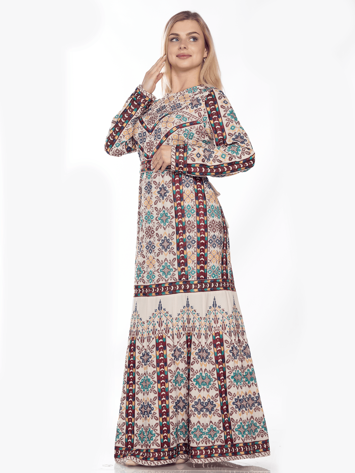 Embroidered thobe of Nablus -  Traditional Palestinian Thobe - JPK Traditions
