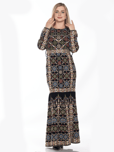 Embroidered thobe of Nablus -  Traditional Palestinian Thobe - JPK Traditions