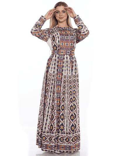Embroidered thobe of Liberty -  Traditional Palestinian Thobe - JPK Traditions