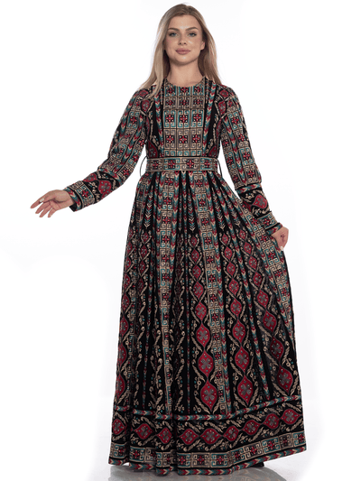 Embroidered thobe of Liberty -  Traditional Palestinian Thobe - JPK Traditions