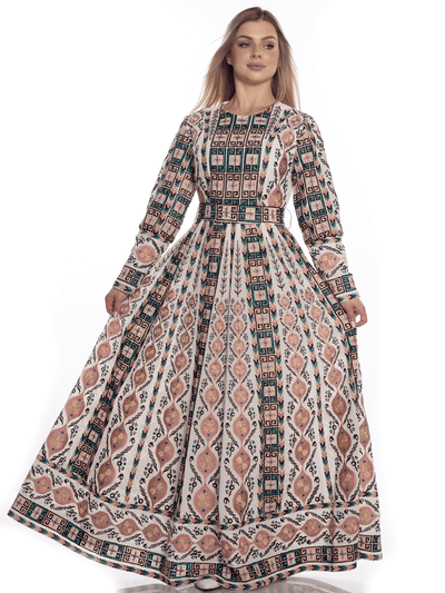Embroidered thobe of Liberty -  Traditional Palestinian Thobe - JPK Traditions